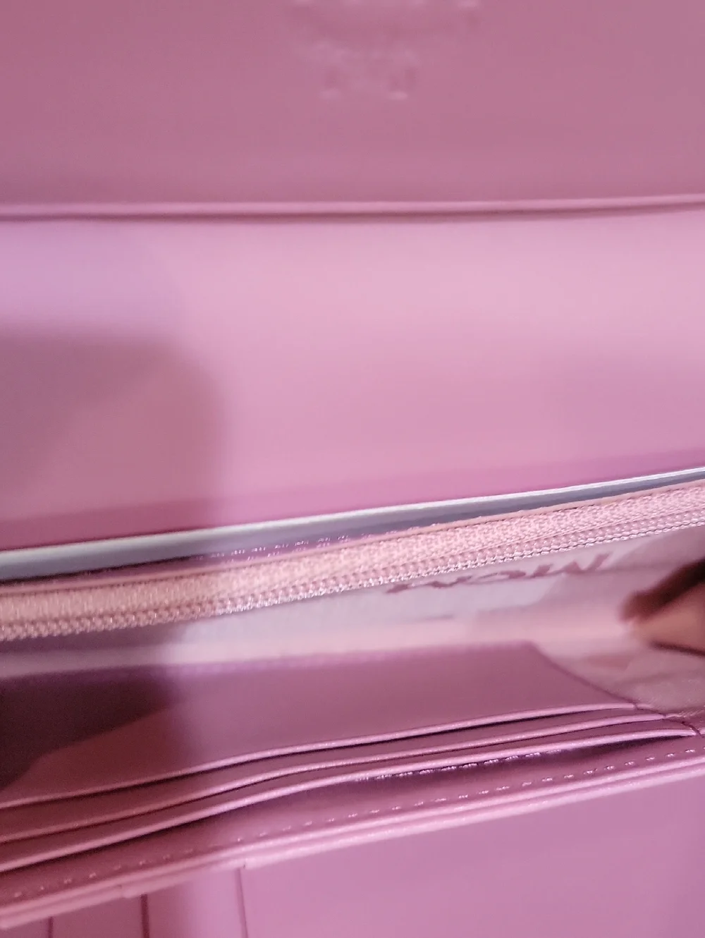 MCM NWOT Pink Wallet with Gold Accents FULL INCLUSSION - Picture 10 of 11